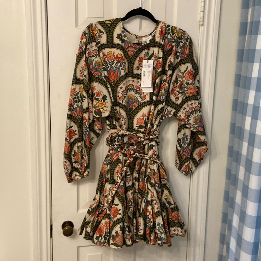 Ella dress, size XL. Mushroom print.